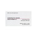Custom 1-2 Color Appointment Cards, CLASSIC CREST® Smooth Whitestone 80#, Flat Print, 2 Standard Ink