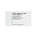 Custom 1-2 Color Appointment Cards, CLASSIC® Laid Solar White 80#, Flat Print, 1 Standard Ink, 1-Sid