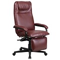 Flash Furniture High-Back LeatherSoft Executive Chair, Fixed Arms, Burgundy
