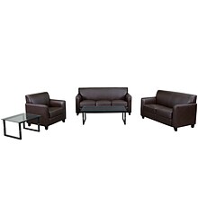 Flash Furniture HERCULES Diplomat LeatherSoft Reception Set (BT827SETBN)