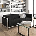 Flash Furniture HERCULES Imagination Series 79 LeatherSoft Sofa with Encasing Frame, Black (ZBIMAGS