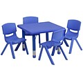 Flash Furniture Square Activity Table, Blue (YCX23SQTBLBLE)