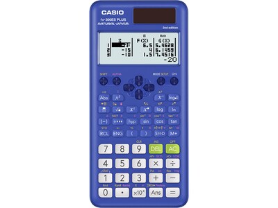 Casio 2nd Edition 16-Digit Solar Powered Scientific Calculator, Blue (FX-300ESPLS2-BU)