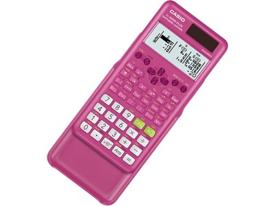 Casio 2nd Edition 16-Digit Solar Powered Scientific Calculator, Pink (FX-300ESPLS2-PK)