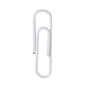 JAM Paper Small Paper Clips, White, 100/Pack (2183755)