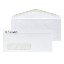 Custom #10 Window Envelopes, 4 1/4 x 9 1/2, Recycled 24# White Wove with EarthFirst/SFI Logo, 1 St