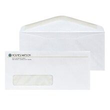 Custom Full Color #10 Window Envelopes, 4 1/4 x 9 1/2, Recycled 24# White Wove with EarthFirst/SFI