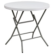 Flash Furniture Elon Folding Table, 31.5 x 31.5, Granite White (DADYCZ80RGW)