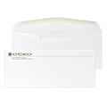 Custom Full Color #10 Stationery Envelopes, 4 1/4 x 9 1/2, 24# CLASSIC® CREST Solar White, Flat In