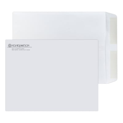 Custom 10 x 13 Standard Catalog Envelopes, 28# White Wove, 1 Standard Ink, 250/Pack