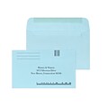 Custom #6-1/4 Barcode Standard Envelopes, 3 1/2 x 6, 24# Blue Wove, 1 Standard Ink, 250 / Pack