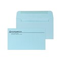 Custom #6-1/2 Standard Envelopes, 3 1/2 x 6 1/4, 24# Blue Wove, 1 Standard Ink, 250 / Pack