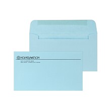 Custom #6-1/2 Standard Envelopes, 3 1/2 x 6 1/4, 24# Blue Wove, 1 Standard Ink, 250 / Pack