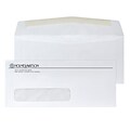 Custom #10 Window Envelopes, 4 1/4 x 9 1/2, 24# Grooved White, 1 Standard Ink, 250 / Pack