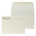 Custom Full Color 5-3/4 x 4-3/8 Greeting Card Envelopes, 24# Natural White Linen, 250 / Pack