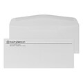 Custom #10 Stationery Envelopes, 4 1/4 x 9 1/2, 24# CLASSIC® LAID Antique Gray, 1 Standard Raised