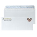 Custom #10 Pre-stamped Peel and Seal Envelopes, 4 1/4 x 9 1/2, 24# White Wove, 1 Standard and 1 Cu