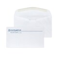 Custom #6-3/4 Diagonal Seam Standard Envelopes, 3 5/8 x 6 1/2, 24# White Wove, 1 Custom Ink