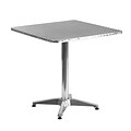 Flash Furniture 27.5 Square Aluminum Indoor/Outdoor Table with Base (TLH0532)