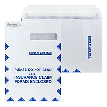 Custom 9 x 13 Resubmission Right Window Self Seal Envelopes with Security Tint, 24# White Wove, 1