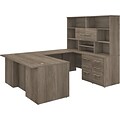 Bush Business Furniture Office 500 72W U Shaped Executive Desk with Drawers and Hutch, Modern Hicko