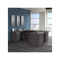 Bush Business Furniture Office 500 72W U Shaped Executive Desk with Drawers, Storm Gray (OF5002SGSU