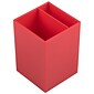 JAM Paper Desk Supplies Kit, Red, 3/Pack (337841RE)