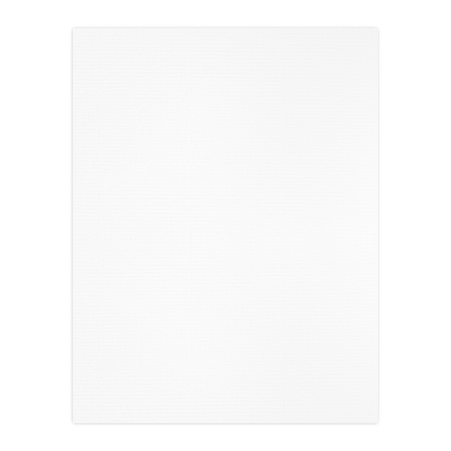Blank 2nd Sheet Letterhead, 8.5 x 11, CLASSIC® Laid Solar White 24# Stock