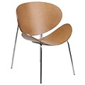 Flash Furniture Bentwood Leisure Reception Chair, Beech (SD22687)