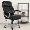 Flash Furniture HERCULES Series Ergonomic LeatherSoft Swivel Big & Tall Executive Office Chair, Blac