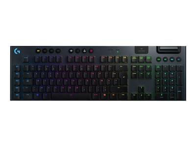 Logitech G915 LIGHTSPEED Wireless RGB Mechanical Gaming Keyboard, GL Linear, Black (920-008954)