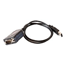 CODi 1.83 USB-A to RS-232 Adapter Cable, Black (A01026)
