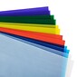 JAM Paper Plastic Sleeves, 9" x 12", Assorted Colors, 12/Pack (380SASST)
