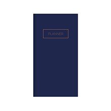 TF Publishing 3.5 x 6.5 Planner, Monthly Pocket, Bright Navy (99-1998)