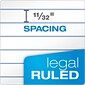 TOPS Docket Notepad, 8.5" x 11.75", Legal Ruled, White, 50 Sheets/Pad, 12 Pads/Pack (TOP63410)