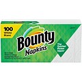 Bounty Luncheon Napkins, 1-Ply, White, 100/Pack (34884)