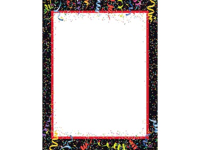 Great Papers! Birthday Letterhead, Party Down, 80/Pack (2020018)