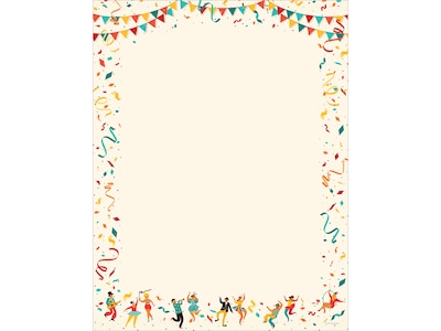 Great Papers! Holiday Letterhead, Mardi Gras, 80/Pack (2020020)