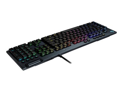 Logitech G815 LIGHTSYNC RGB Mechanical Gaming Keyboard - GL Tactile Wired, Black (920-008984)