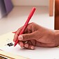 Paper Mate Write Bros. Ballpoint Pen, Medium Point, Red Ink, 1 Dozen (3321131)