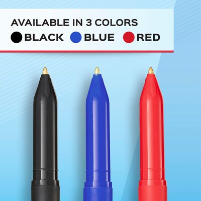 Paper Mate Write Bros. Ballpoint Pen, Medium Point, Blue Ink, 60/Pack (4621501)