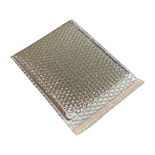 6 x 11 Cool Foil Insulated Self-Sealing Bubble Mailer, Silver, 100/Box (MB6X11SS)