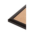 U Brands Cork Bulletin Board, Black Frame, 3 x 2 (2880U00-01)