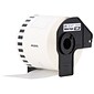Brother DK-2205 Wide Width Continuous Paper Labels, 2-4/10" x 100', Black on White (DK-2205)