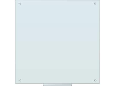 U Brands Glass Dry-Erase Whiteboard, 3 x 3 (2795U00-01)