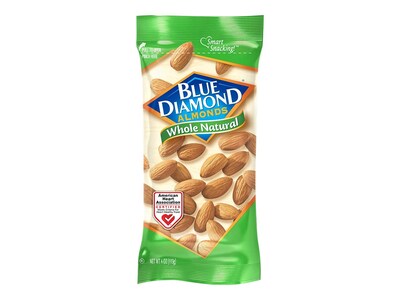 Blue Diamond Almonds, 4 oz., 12 Bags/Pack (BLU11025)