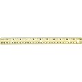 Westcott® 12 Wood Ruler, Brown, 36/Box (17724)