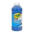 Crayola Washable Paints, Blue, 16 oz. (54-2016-042)