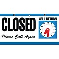 Cosco® Open/Closed Outdoor Sign, 11.6L x 6H, Multicolor (098013)
