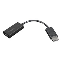 Lenovo 4X90R61023 0.74 DisplayPort/HDMI Audio/Video Cable, Black